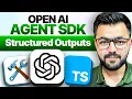 Structured AI Outputs with Zod OpenAI Agent SDK with Typescript