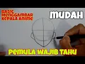 Lagu Cara Menggambar Kepala Anime menggunakan Pola Lingkaran untuk Pemula