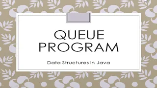 Queue Java Program Explained Data Structures ISC Syllabus