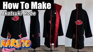 COSPLAY SEWING TUTORIAL Akatsuki Robe from Naruto