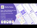 flutter maths multiplication tables maths quiz full app ready to publish