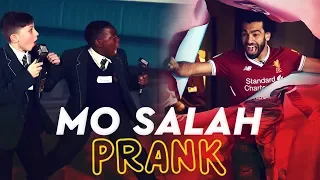 Download Mo Salah bursts through wall to surprise kids | KOP KIDS PRANK MP3
