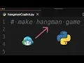 Can Github Copilot make Hangman game