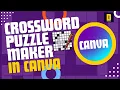 Build Custom Crossword Puzzles in Minutes With Canva