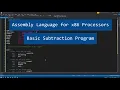 Code a Subtraction Calculator in MASM - Assembly Language for x86 Processors