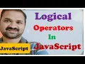 Logical Operators in JavaScript JavaScript Tutorial for Beginners
