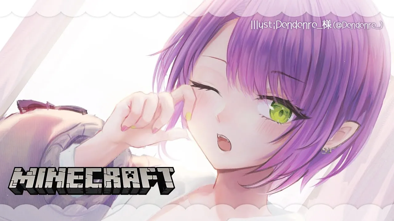 【Minecraft】朝活、それはとてもいいことです。【常闇トワ/ホロライブ】