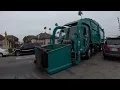 Front Loading garbage truck bulky item collection