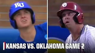 Kansas Jayhawks vs Oklahoma Sooners Super Regional Highlights ESPN College Baseball