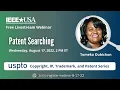 Livestream Webinar Patent Searching USPTO Series