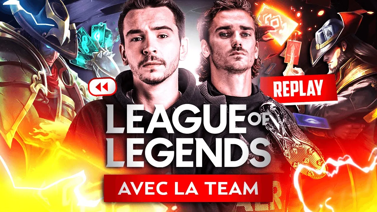 Antoine Griezmann & la GROSSE TEAM sur League of Legends !