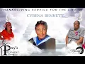 Celebration Service for the Life of Cyrena Bennett