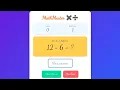 Multiplication Practice App HTML CSS JavaScript Project