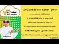 First Lab - Fundamental of AWS Lambda Function