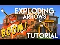 EXPLODING Arrows Tutorial - Commandblock contraption