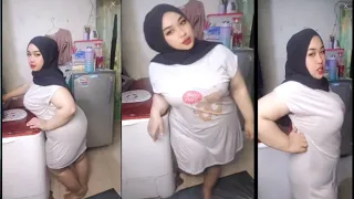 bunda munaroh live sambil cuci pakaian