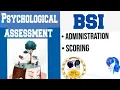 Beck Suicidal Ideation Scale BSI administration and scoring what is suicide
