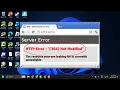 How To Fix HTTP Error 304 Not Modified Error