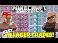 How to get the BEST VILLAGER TRADES in Minecraft Villager Trading Tips Tricks Tutorial