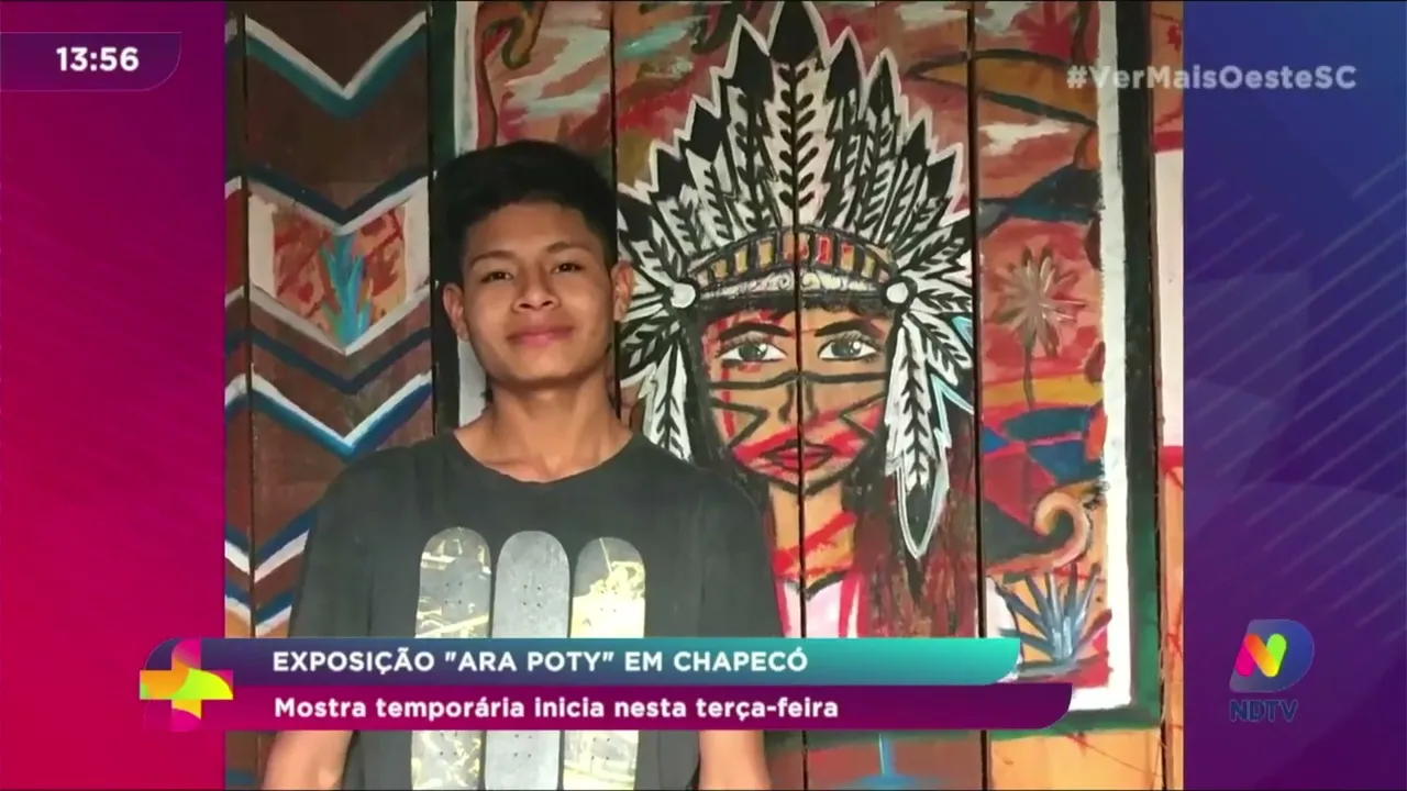 Exposição “Ara Poty em Chapecó": mostra temporária inicia nesta terça-feira