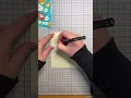 Post-it note Half drop repeat pattern