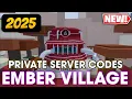 Ember village Private Server codes for Shindo Life Private server codes shindo life