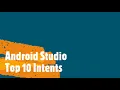Android Studio for Beginners 13 Intents