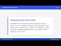 SS 1 Computer Science - Introduction to Python Syntax and Variables Nigerian Curriculum