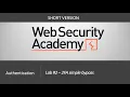 Authentication Vulnerabilities - Lab 2FA simple bypass Short Version