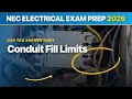 Conduit Fill Limits Why 1 2 and 3 Wires Have Different Journeyman Electrician Exam Prep