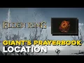 Elden Ring Giant s Prayerbook Location Giantflame Take Thee Flame Fall Upon Them Incantation