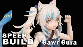 GawrGura Speed Build garagekit figure painting