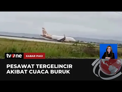 Imbas Cuaca Buruk, Pesawat Tergelincir di Maluku Utara