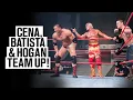 Download Lagu John Cena, Batista \u0026 Hulk Hogan team up in Six-Man Tag Team dark match: From the WWE Vault