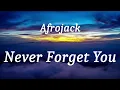 Afrojack - Never Forget You (lyrics)