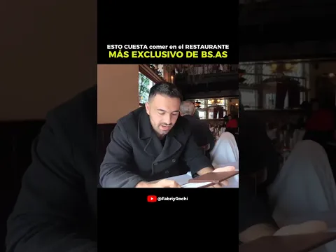 ESTO CUESTA comer en el RESTAURANTE más EXCLUSIVO de BUENOS AIRES #fabrilemus
