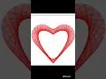 Amazing Red Heart using python Turtle How can draw heart in python Turtle Animation