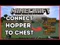 How To Connect a Hopper to a Chest in Minecraft Full Guide