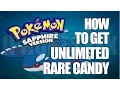 How to get Unlimited Rare Candy Pokemon Sapphire GBA4IOS iOS 11 10 9 iPhone iPad