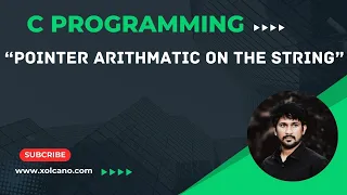 How to perform pointer arithmetic on the string in C programming
