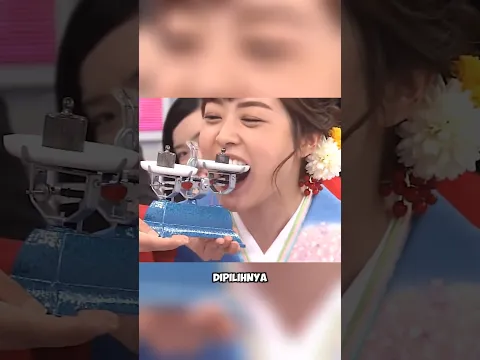 Acara TV jepang mencari benda yang terbuat dari coklat menggunakan mulut!!!