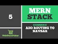 5 Add routing functionality to navbar - Ecommerce Tutorial using MERN Stack