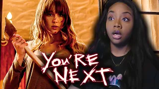 WATCHING YOU RE NEXT FOR THE BEST FINAL GIRL YOU RE NEXT