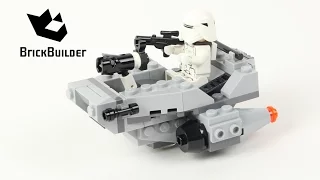 Lego Star Wars 75126 First Order Snowspeeder - Lego Speed Build