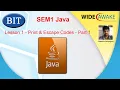 BIT SEM1 Java - Lesson 1