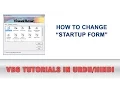 VB6 Tutorial In Urdu - How to change Startup Form