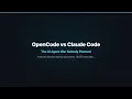 OpenCode vs Claude Code vs Codex The AI Agent War
