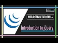 Web Design Tutorial 7 Introduction to jQuery