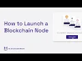 How to launch a Blockchain Node