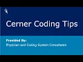Cerner Coding Tips